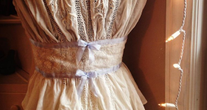 Upcycled vintage blouse