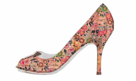 Sample Heel with Floral Cork