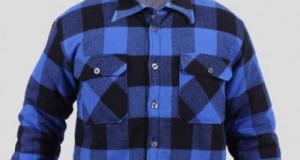 Black and Blue Flannel Shirt