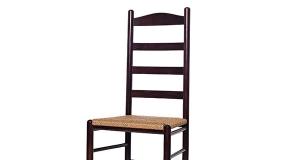 No. 12 Ladderback Dining Chair with Woven Seat