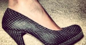 Snakeskin Pump