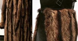 Recycled Upcycled Fur Leather Tote Bag
