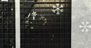 Laser-cut snowflakes
