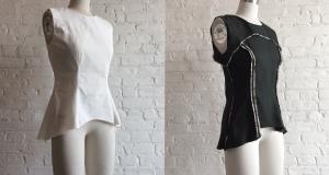 Asymmetrical styleline top