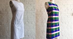 french dart shift dress toile and sample