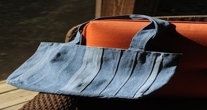 Blues and Jazz Remix Large Tote