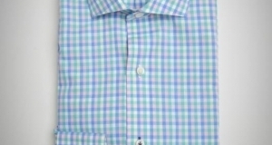 Men's patterned button down