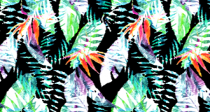 Dark Tropic Floral