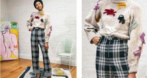 Hand knit sweater Fall 18