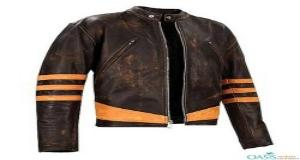 FASHIONABLE BROWN LEATHER JACKET