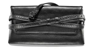 Black Lambskin Belt Bag