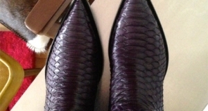B/C PURPLE PYTHON WESTERN BOOT