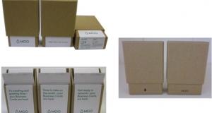 Brown Business Card Boxes with wrap