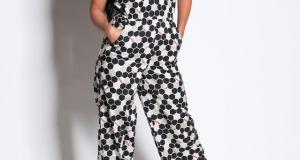 Full Leg Geo Print Romper