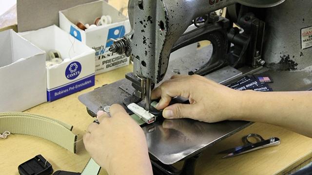Chaucer Belts, Bags, Leather, Fabric Made in USA facility photograph