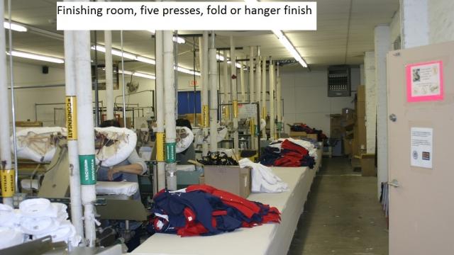 Ruddock Shirtmakers facility photograph