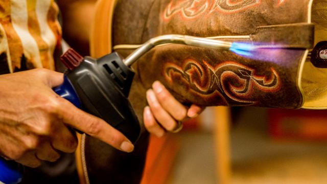 Rios of Mercedes Boot Company facility photograph