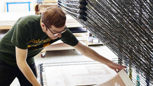 Kayrock Screenprinting facility photograph