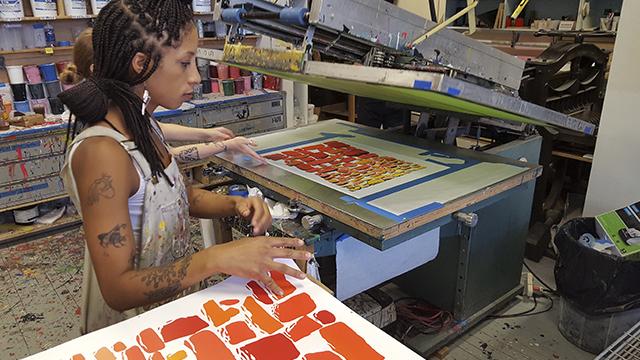 Kayrock Screenprinting facility photograph