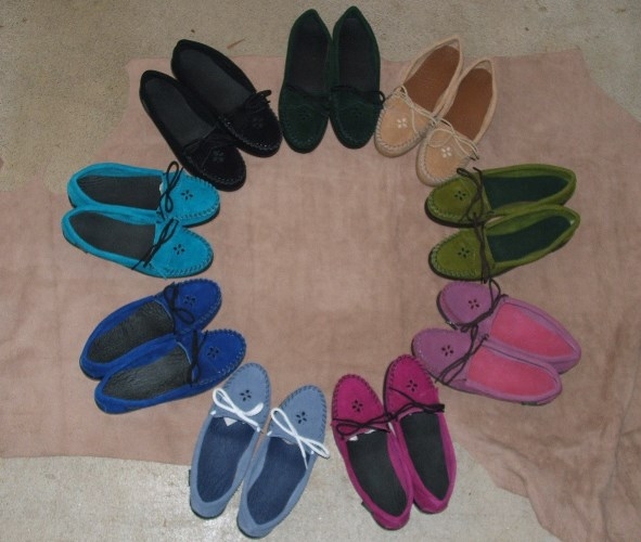 Women's Suede Flower Shoes