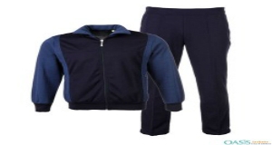 Navy Blue Shaded Men's Tracksuit