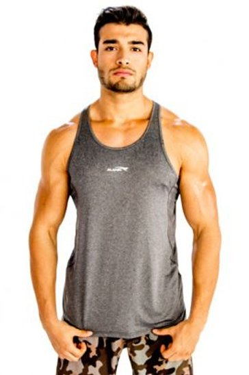 Wholesale Grey with Camouflage Print Gym Clothing