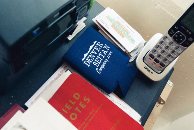 Koozies for DENVER SEITAN COMPANY