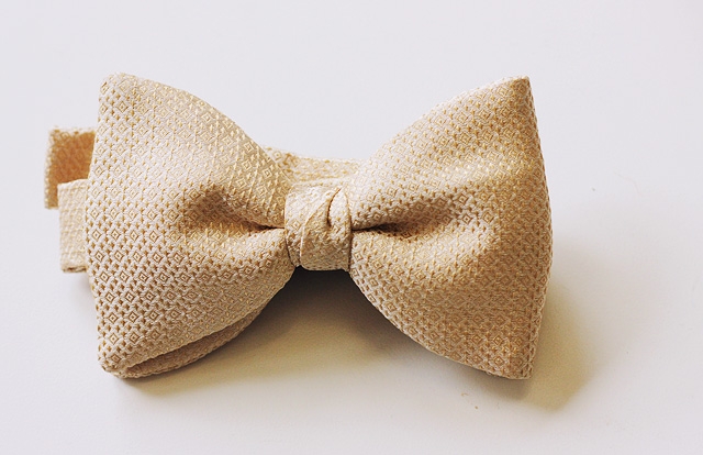 Cream Bow Tie