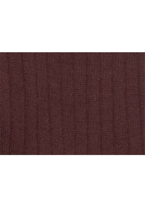 Calza lunga costa classica in lana bordeaux SOZZI | Calze | 215002110