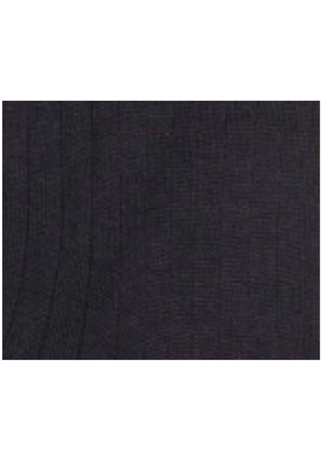 Calza lunga costa classica in lana blu SOZZI | Calze | 215002999