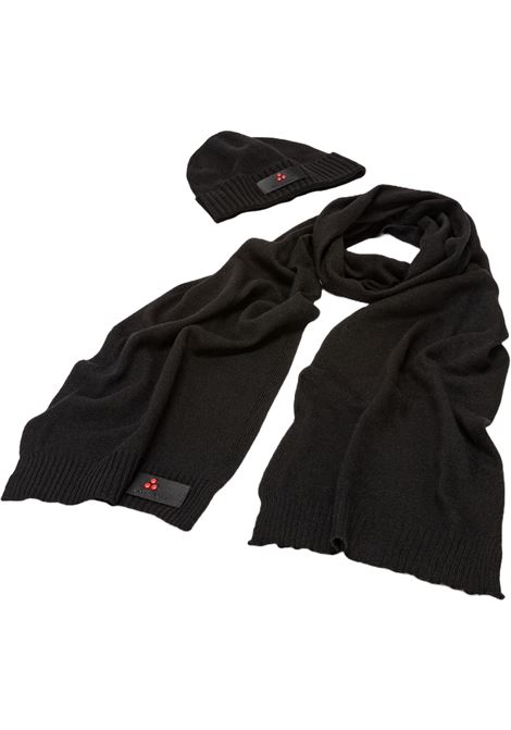 Kit Silli / Adasic neroKit Cappello e Sciarpa PEUTEREY | Gift set | KPE0001NER