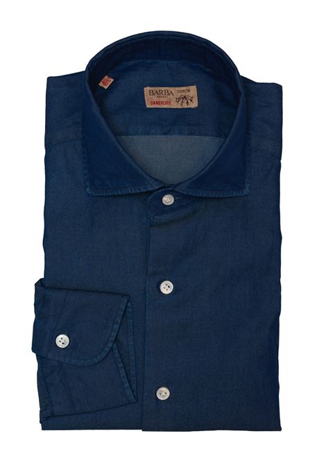 Camicia Denim della Linea Dandy Life (Edizione Limitata) BARBA | Camicie | PZ998B1