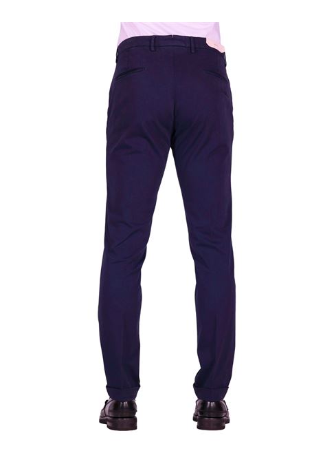 Pantalone Chino Slim Fit in Cotone Stretch Navy blu BRIGLIA | Pantaloni | BG03-40000911