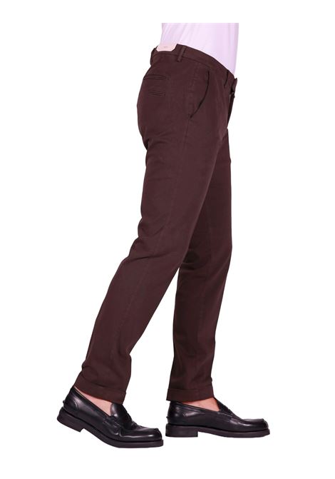 Pantalone Chino Slim Fit in Cotone Stretch marrone BRIGLIA | Pantaloni | BG03-40000956