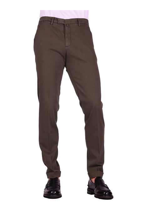 Pantalone Chino Slim Fit in Cotone Stretch militare BRIGLIA | Pantaloni | BG03-40000972