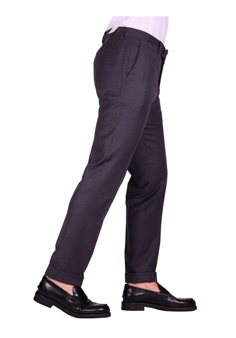 Pantalone Sartoriale Slim Fit in Lana Comfort Grigio BRIGLIA | Pantaloni | BG03S-40012080