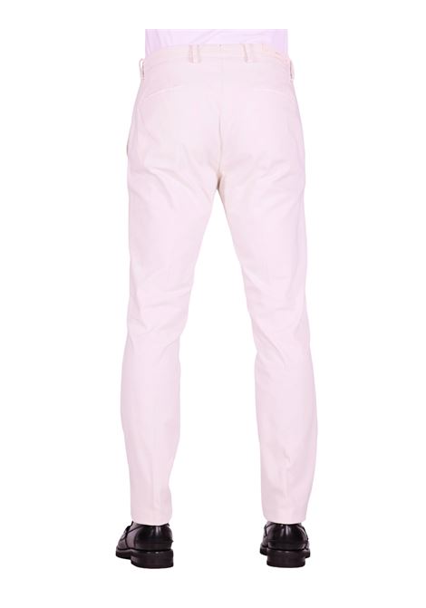 Pantalone BG04 | Chino Slim Fit in Cotone Stretch Panna BRIGLIA | Pantaloni | BG04-400008130
