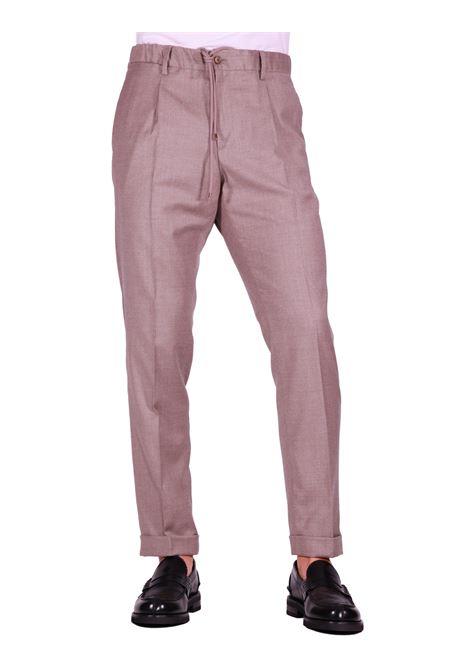 Pantalone Isola | Lana Comfort con Coulisse Castoro BRIGLIA | Pantaloni | ISOLAS-40012053