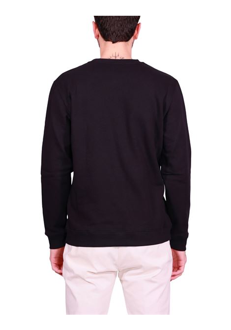 Felpa Regular in Cotone Nero DONDUP | Felpe | UF641-KF0196-LO6999