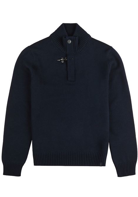 Lupetto in Lana con Gancio Blu FAY | Maglie | NMMC1512120FJD1571