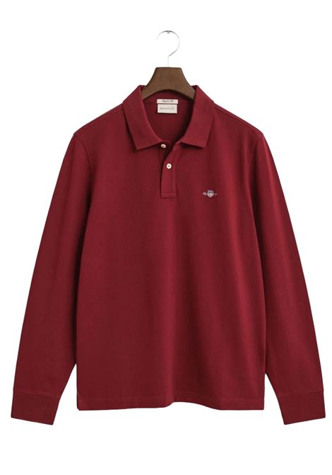 Rugger in piqué Shield rosso GANT | Polo | 002230604