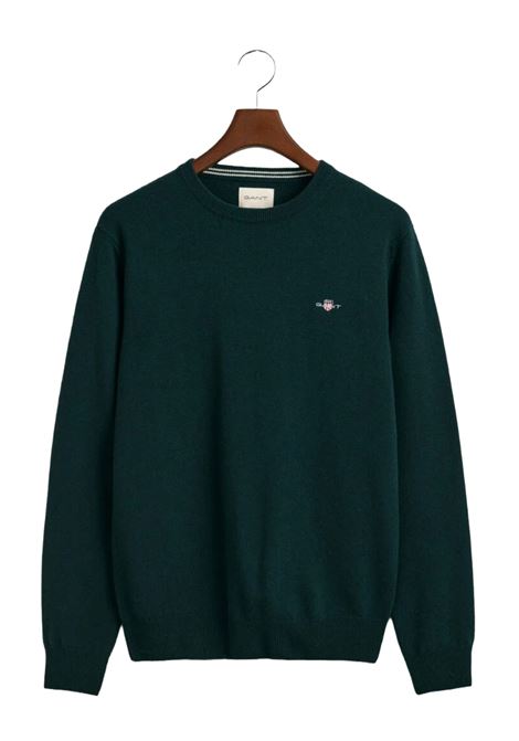Crew neck sweater in fine lambswool GANT | Knitwear | 087211374