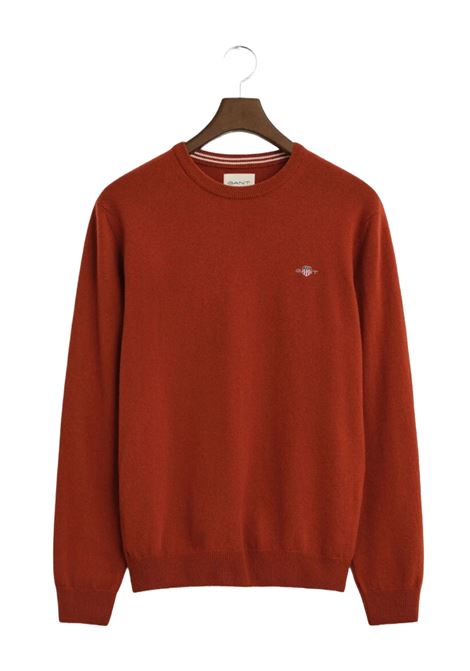 Crew neck sweater in fine lambswool GANT | Knitwear | 087211623