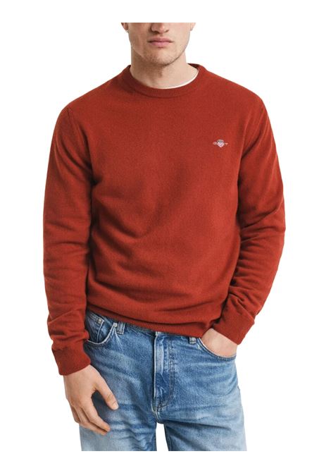 Crew neck sweater in fine lambswool GANT | Knitwear | 087211623
