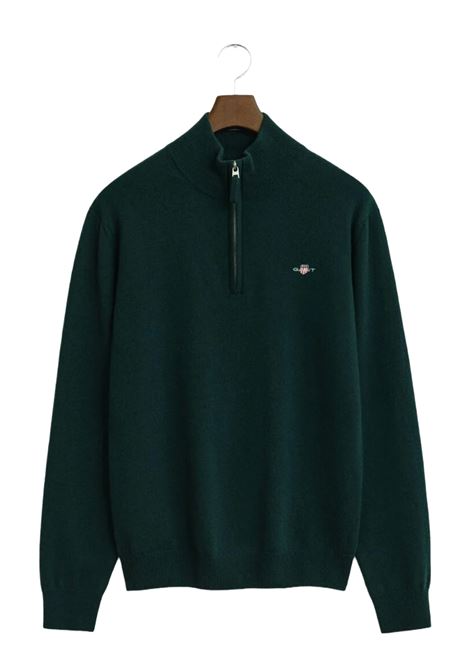 Sweater in very fine lambswool with short zip GANT | Knitwear | 087213374