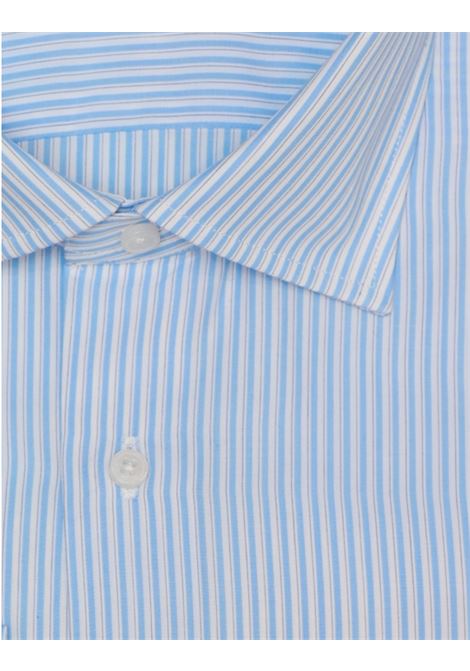 Camicia in 100% Cotone a Righe Azzurre LORI | Camicie | 12065