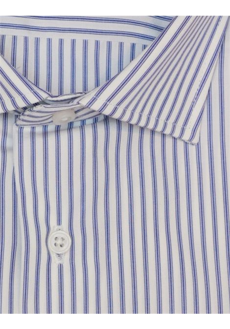 Camicia in 100% Cotone a Righe Blu LORI | Camicie | 120910