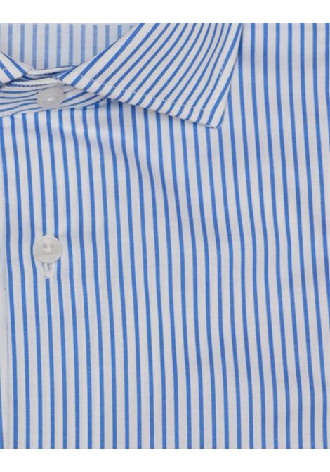 Camicia in 100% Cotone a Righe Blu LORI | Camicie | 120919