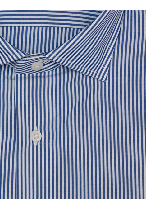 Camicia in 100% Cotone a Righe Larghe Blu LORI | Camicie | 21025