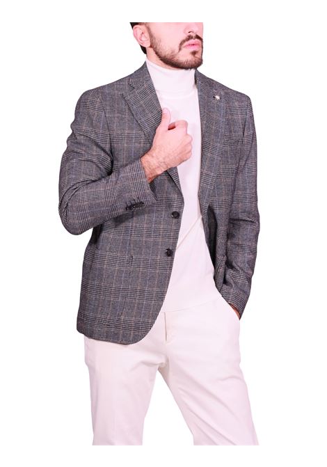 Blazer Monopetto in Fantasia Quadri Tartan MANUEL RITZ | Giacche | 3932G2038-25362199
